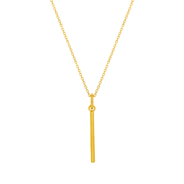 Minimalist Gold Bar Pendant