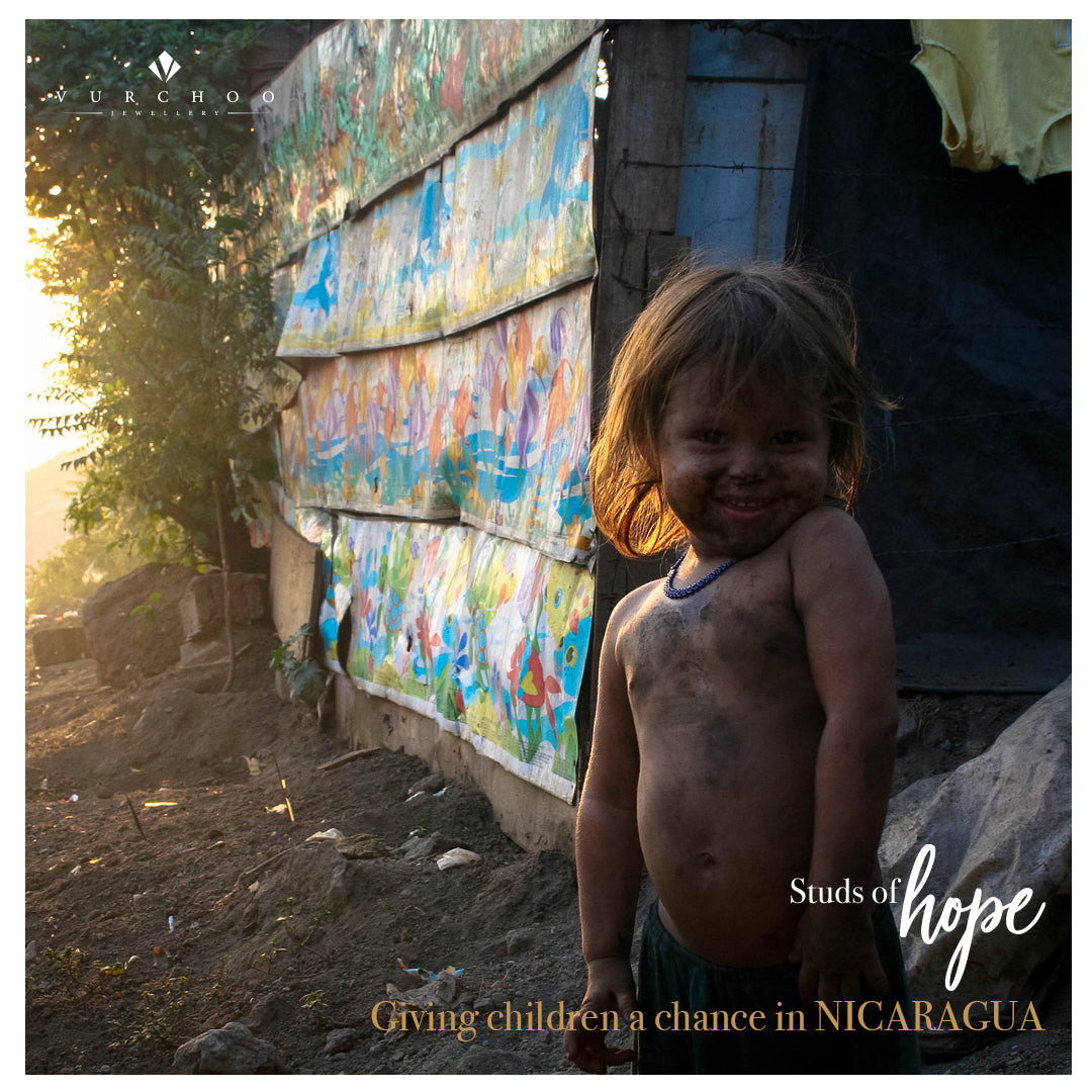 Studs Of Hope Supporting Children In Nicaragua - Vurchoo Ethical Jewellery